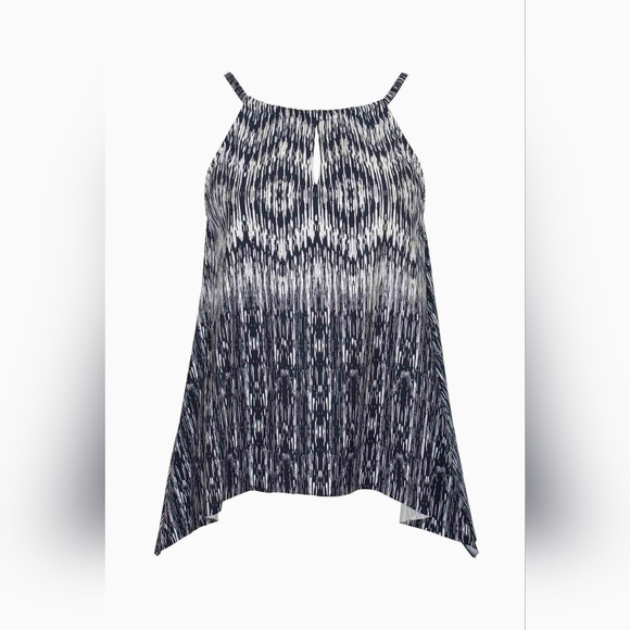 🐟MIRACLESUIT PEEPHOLE TANKINI TOP SIZE 8 - Picture 4 of 9